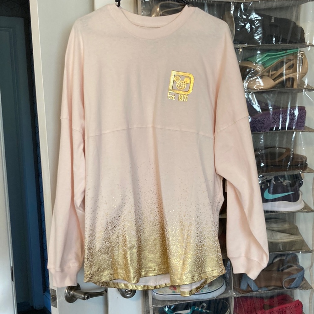 Pink and gold Disney jersey